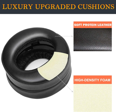 SOULWIT Replacement Ear Pads for Sony Gold Wireless Playstation PS4 Headset, Earpads Cushions for 2014 Version (Model CECHYA-0083) Headphone - 008...