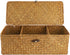 Hipiwe Seagrass Storage Basket Bin with Lid Rectangular Woven Shelf Baskets with 3-Section Toilet Paper Basket Holder for Closets Pantry Bathroom ...