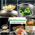 Spider Strainer Set of 3 Asian Strainer Ladle Stainless Steel Wire Skimmer Spoon with Handle for Kitchen Frying Food, Pasta, Spaghetti, Noodle-30....