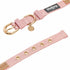 Blueberry Pet Sparkling Rhinestone Adjustable Dog Collar with Metal Buckle, Baby Pink, Neck 9-12.5", for Small Breed...