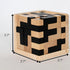 Wooden Brain Teaser Puzzle Cube: Cool Office Gadgets for Desk, Block Puzzles & Cube Puzzle for Adults and Teens | Educational Toy | 54 L-Shaped Pi...