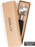 BALCI Ice Cream Scoop - Heavy Duty Stainless Steel Icecream Scooper With Non-Slip Rubber Grip - Professional Metal Ice-Cream Spade - Dishwasher Sa...