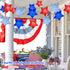 Red White Blue Star Lights 6.8Ft 4th of July Decorations Light 10 LED Star String Lights Battery Operated with Timer, Red White and Blue Light for...