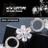 Dog Chain Collar Cubic Zironia Bling Collar for Puppy Kitty Gold Adjustable Cat Collar with Iced Out Crystal Stones Sun Flower (Silver, 10")...