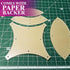 5" Double Wedding Ring Acrylic Quilting Template Set, 1/4" Seam Allowance - 7 Pieces - Tiny DWR...