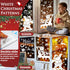 236PCS Christmas Window Clings, 9 Sheets Double-Sided Snowflakes Christmas Window Stickers, Snowman Xmas Decorations Stickers for Glass Window, Re...