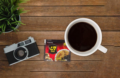 G7 pure black coffee, 30 Grams by Trung Nguyen...
