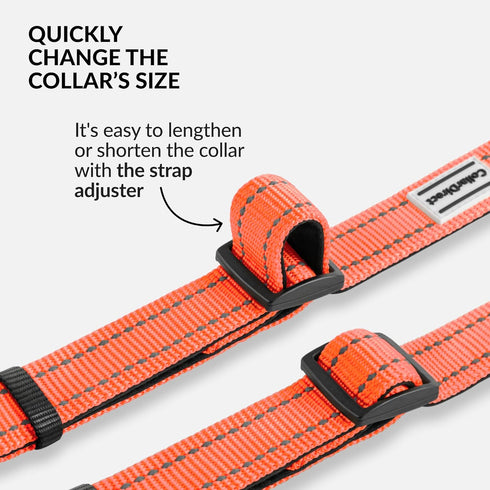 CollarDirect Reflective Dog Collar for a Small, Medium, Large Dog or Puppy with a Quick Release Buckle - Boy and Girl - Nylon Suitable for Swimmin...