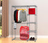 Simple Houseware Mesh Pop-Up Laundry Hamper Basket with Side Pocket, Red - 2 Pack...