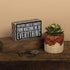Primitives by Kathy 28618 Lattice Trimmed Box Sign, 20 x 17-Inches, Must Be Exhausted...