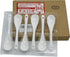 5 inch long White Porcelain Egg Spoons for Dessert Coffee Tea,Set of 6...