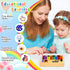 Autism Sensory Montessori Toys for 1 Year Old, Toddlers Busy Board for 1 2 3 4 Year Old, Wooden Switch Button Musical Mini Piano Key with LED Ligh...