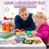 Caydo 8-in-1 Cross Stitch Kit for Beginners Kids, Includes 8 PCS Plastic Canvas with Pre-Patterns, 13 Colors Threads, Instructions, Embroidery Nee...
