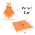 Pro Goleem Fox Security Blanket Orange Soft Baby Lovey Unisex Lovie Baby Gifts for Newborn Toddler Snuggle Toy Stuffed Animal 16 Inch...