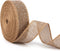 Burlap Ribbon Fabric Wired Edge 20 Yards for Decoration (1.5inch, Natural)...