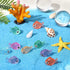 96 Pcs Fake Glow in The Dark Fish Mini Resin Fish Figurines Aquarium Fishes Tiny Fish Ornament Decorations for Aquarium Fish Tank...