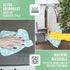 Reusable Paper Towels - Pack of Paperless & Washable Towels, 100% Cotton, Highly Absorbent, and Built to Last, Kitchen Dish Cloth Alternative (Pas...