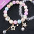 RUBYCA Assorted Mixed Round Druk Crackle Czech Crystal Glass Beads for Jewelry Making (4mm, 100pcs)...
