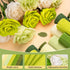 60 Pieces Crepe Paper Flower DIY Kits 8 Rainbow Colors 10 x 98Inch Crepe Paper for Flower Making, 50 Pcs Floral Iron Wire with 2 Roll 50 Meter for...