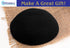 Hand Made 100% Cotton DMC Hand Knitted Kippah Hat from Israel, Hats for Men, Yarmulke Hat, Kippah for Men and Kids (Black, 20cm-7.9inch-Flat)...