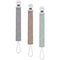 Ali+Oli Linen Strap Pacifier Clip (Forest) Set of 3 (10" x 1") Baby Pacifier Holder for Newborn Pacifiers & Teethers, Binky Clips, Silicone-Free P...