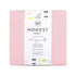 HonestBaby unisex baby Organic Cotton Changing Pad Cover and Toddler Sleepers, Light Pink, One Size US...