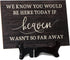 We Know You Would Be Here Today Wooden Wedding Memorial Plaques for Loved Ones Lost in Memory, Table Wedding Sign for Home (Classic Style)...