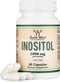 Inositol Capsules (Myo Inositol) 1000mg Health Support for Women (60 Count)(No Fillers, Vegan Safe, Gluten Free) by Double Wood...