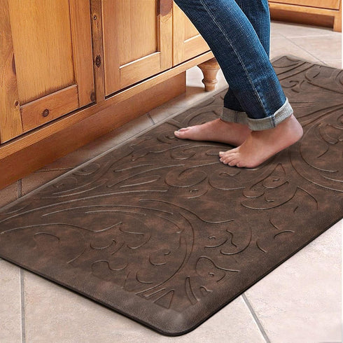 KMAT Kitchen Mat Cushioned Anti-Fatigue Floor Mat Waterproof Non-Slip Standing Mat Ergonomic Comfort Floor Mat Rug for Home,Office,Sink,Laundry,De...