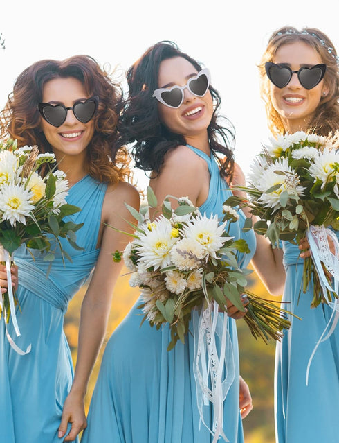 Frienda 9 Pairs Heart Shaped Sunglasses Bachelorette Heart Sunglasses for Women for Bachelorette Party Gift Favors...