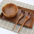 Soup Spoons,AOOSY Wooden Soup Spoons, 6 Pieces 7.84 inches Japanese Ramen Spoons Round Nanmu Wood Long Handle Rice Dessert Cooking Tasting Dinner ...