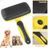 Undercoat Pet Grooming Deshedding Tool Cleaning Brush Regular for Dog or Cat (Pack of 1)...