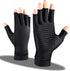 Copper Compression Gloves for Arthritis Pain Relief, Arthritis Gloves for Women and Man, Fingerless Compression Gloves for Rheumatoid, Tendonitis,...
