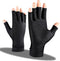 Copper Compression Gloves for Arthritis Pain Relief, Arthritis Gloves for Women and Man, Fingerless Compression Gloves for Rheumatoid, Tendonitis,...
