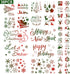 38 Pieces Christmas Stencils Template Christmas Painting Stencils Reusable Christmas Snowflake Stencil for Art Drawing Spraying Window Glass Door ...