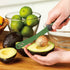 Tovolo 5.75" Slicer with Comfort Grip Handle, Serrated Kitchen Knife for Avocados with Pitter & Masher, Sharp High-Carbon Steel Blade, Dishwasher,...