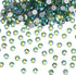 Jollin Glue Fix Crystal Flatback Rhinestones Glass Diamantes Gems for Nail Art Crafts Decorations Clothes Shoes(ss20 1440pcs, Light green AB)...