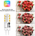 G4 LED Bulb JC Type Bi-Pin Base Bulb 1.5W AC/DC 12V 10W T3 Halogen Bulb Replacement for Landscape Lighting, Under Cabinet Puck Light, Chandeliers,...