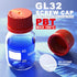 Polypropylene PBT GL25 GL32 GL45 Screw Cap with Pour Ring and Silicone Gasket for Media Bottle (GL32 PBT 2PCS)...