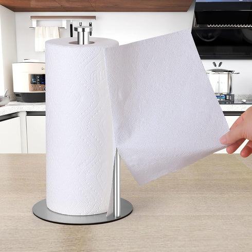Paper Towel Holder Countertop, OBODING, Stainless Steel Kitchen Paper Towel Holder Stand for Kitchen Organization, Stainless Steel Paper Towel Hol...
