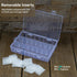 CHANGE MOORE Tackle Box Organizer Box, 2 Pack Clear Storage Box Organizer, 24 Grids Bead Storage Containers, Plastic Storage Box with Dividers, Ar...