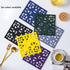 Smithcraft Silicone Trivets for Hot Pots and Pans & Dishes, Square Hot Pads for Kitchen Counter, Multi Function Silicone Trivet Mat, Durable Silic...