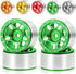 RC-Hub 4Pcs Aluminum Alloy 1.0" Micro Beadlock Wheels for 1/24 Axial SCX24 90081 AXI00001 AXI00002 RC Crawler Car (Green)...