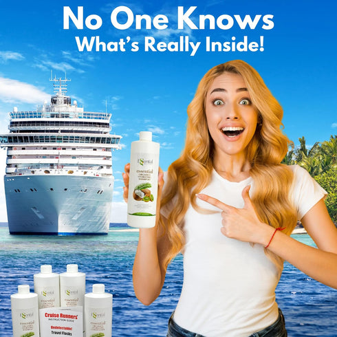 Flasks for Liquor Disguise | Rum Runners for Cruise | Empty Shampoo Bottles for Hidden Containers | Alcohol Smuggling Kit | Plastic Flask | Liquor...