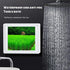 Shower Ipad Holder Waterproof Wall Mounted Upgrade, Bathroom Tablet Case Mount Shelf, Adhesive Touchable Cradle with Glass Mirror Anti-Fog Screen ...