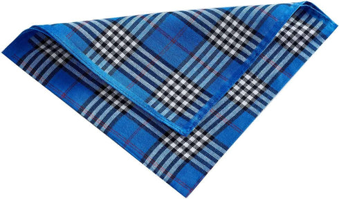 RDS HANKYTEX Men's Handkerchiefs 100% Cotton Checker Pattern 6 Pieces …...
