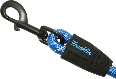 Franklin Pet Supply Nylon Dog Leash – Rope – Reflective – Dog Training – 6 Foot – Dog Walking – Ultra Strong – Blue...
