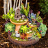 Stone House Fairy Garden Miniature Pond Ornaments Accessories for Miniature Garden Accessories, Home Micro Landscape Decoration Garden Sculptures ...