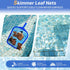 Pool Skimmer, Hot Tub Skimmer Spa Net with Pole, 26'', Ultra Fine Mesh Skimmer Rake, Swimming Pool Leaf Skimmer Net with Aluminum Pole, Spa Hot Tu...