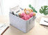 Collapsible Storage Basket with Carry Handles Felt Fabric Storage Bin Durable Organizer for Gift Toys Shoes Clothes Towels Nursery Home Laundry Of...